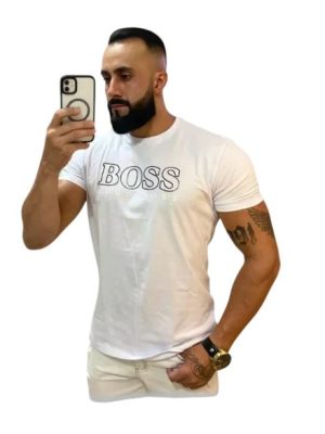 Camiseta gola O BOSS