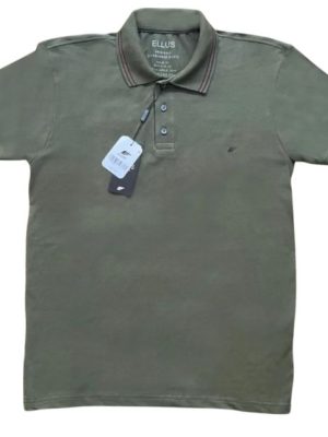 Camiseta gola polo masculina linha premium poliamida Ells com 2%elastano