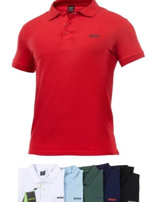 Camiseta gola polo masculina linha premium poliamida BOS com 2%elastano