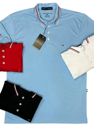 Camiseta gola polo masculina linha premium poliamida THMMY com 2%elastano